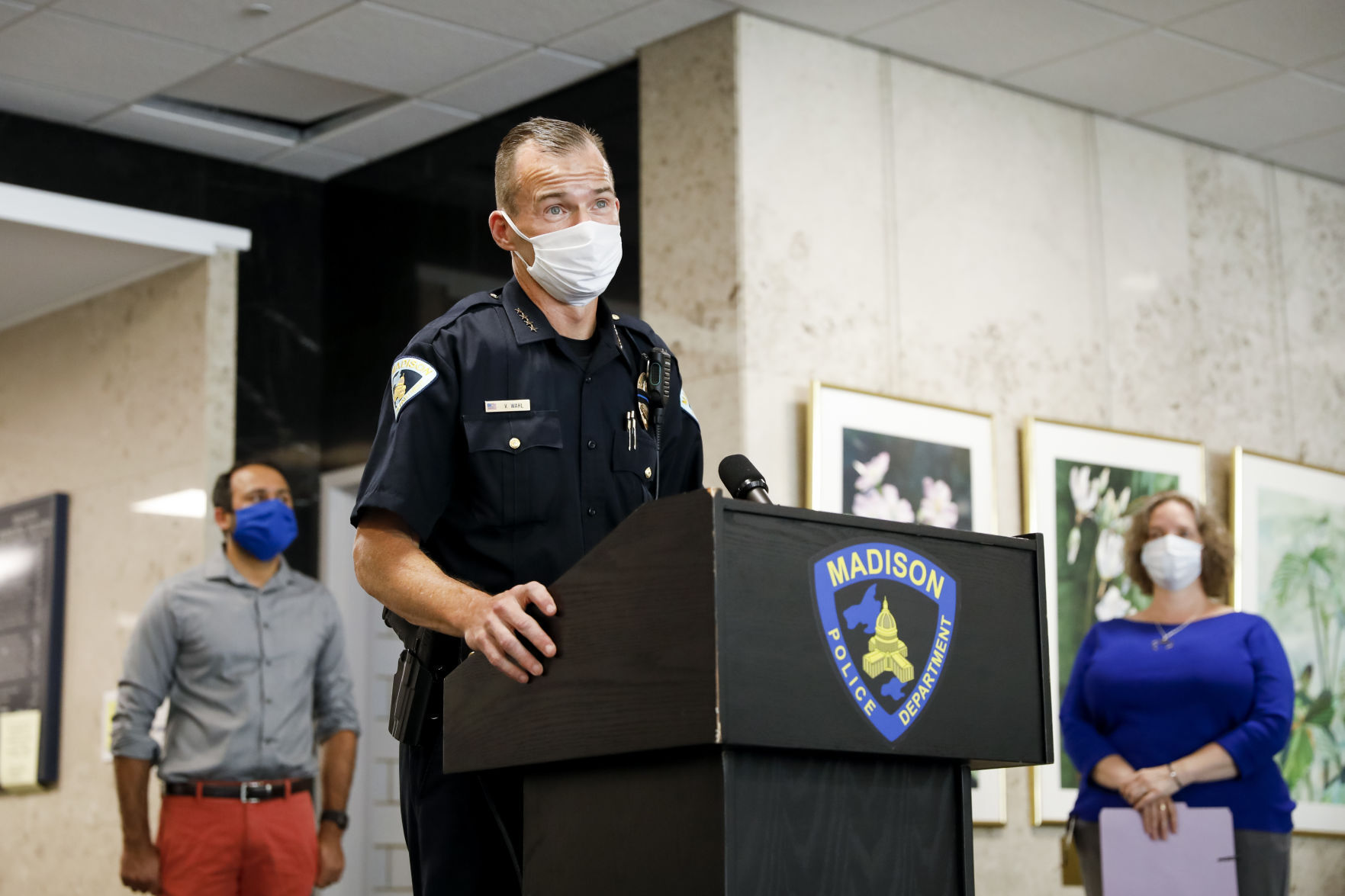 Madison Police Department Acting Chief Vic Wahl